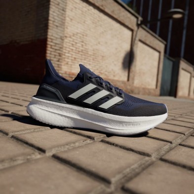 Zapatillas Adidas Ultraboost 5 Hombre Dark Blue/ Zero Metalic/ Legend Ink refuerzo de talón