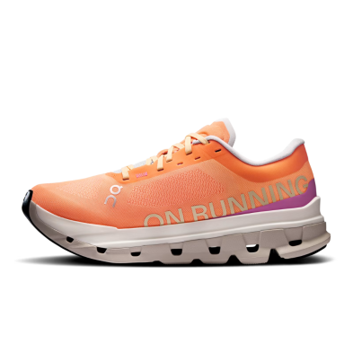Zapatillas Cloudflow 5 Mujer Tangerine Silver on running naranja rosa helion hf