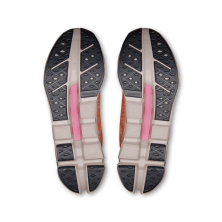 Zapatillas Cloudflow 5 Mujer Tangerine Silver on running naranja rosa suela