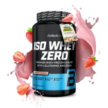 Biotech Iso Whey Zero Lactose Reduced proteína en polvo 908gr. fresa