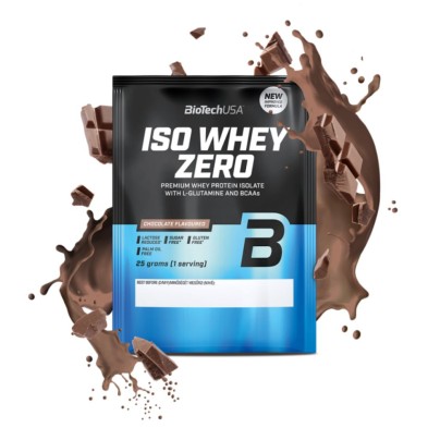 Iso Whey Zero Biotech Lactose Reduced proteína en polvo monodosis Chocolate práctico sobre monodosis
