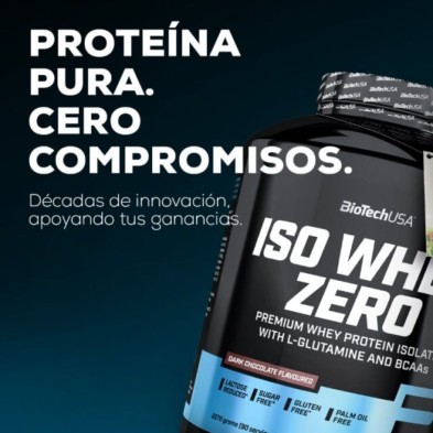 Biotech Iso Whey Zero Lactose Reduced proteína en polvo proteina pura