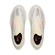 Zapatillas Brooks Hyperion Max 3 Mujer blanco coco, verde rosa y azul par