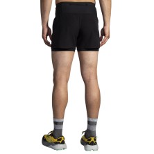 Short Brooks High Point 5" 2 en 1 2.0 hombre Black ideal para trail