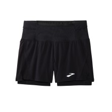 Short Brooks High Point 5" 2 en 1 2.0 hombre Black