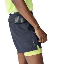 Brooks Short High Point 5" 2 en 1 2.0 hombre Blue Nights/ Sunray gran capacidad de almacenamiento