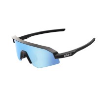 Gafas 100% Slendale Youth Matte Black/ Hiper Blue Multilayer Mirror lens