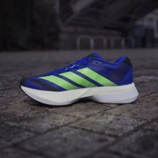 Zapatillas Adidas Adizero Boston 13 Hombre Lucid Blue/ Lime Burst/ Core Black