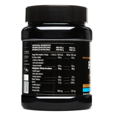Energy drink Crown Sport Nutrition Hyperdrink 45 neutro 846 grs tabla nutricional