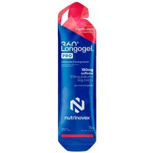 Gel energético Nutrinovex Longogel 360 PRO 75g cafeína Frambuesa