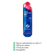 Gel energético Nutrinovex Longogel 360 PRO 75g cafeína Frambuesa