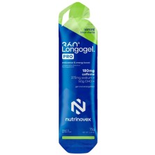 Gel energético Nutrinovex Longogel 360 PRO 75g cafeína Limón Menta