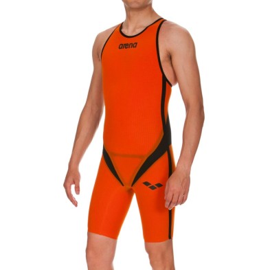 Tritraje Arena Powerskin Carbon Pro hombre Orange/ Black para sprints y triatlones de corta distancia