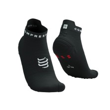 Calcetines Compressport Pro Racing V4.0 Run Low Black/White