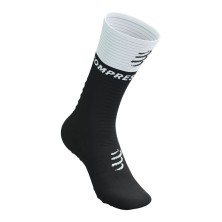 Calcetines compresión Compressport Mid Compression V2.0 Black/White