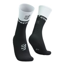 Calcetines compresión Compressport Mid Compression V2.0 Black/White