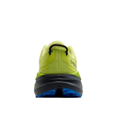 Zapatillas trail Brooks Cascadia 19 hombre amarillo lima talón