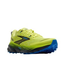 Zapatillas trail Brooks Cascadia 19 hombre Sunny Lime/ Black/ Blue