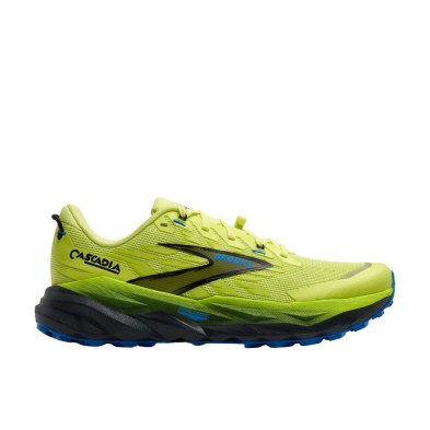 Zapatillas trail Brooks Cascadia 19 hombre Sunny Lime/ Black/ Blue