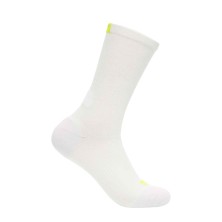 Calcetines Hoka Clifton media caña Crw Run Sock unisex White a juego con las Clifton