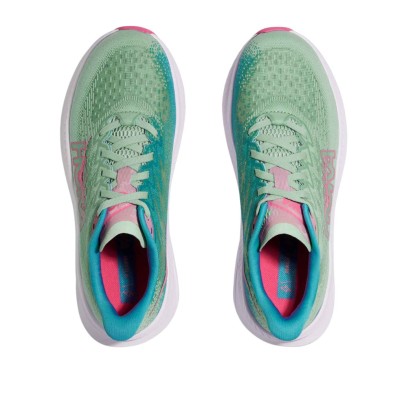 Zapatillas Hoka Mach 6 mujer Jadeite/ Alpine Blue par veloces y cómodas