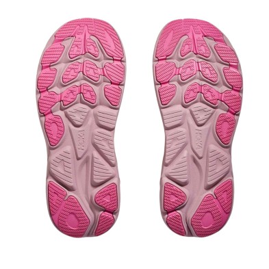 Zapatillas Hoka Clifton 10 mujer Rose Cream/ Dried Rose suela
