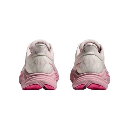 Zapatillas Hoka Clifton 10 mujer Rose Cream/ Dried Rose talón rediseñado