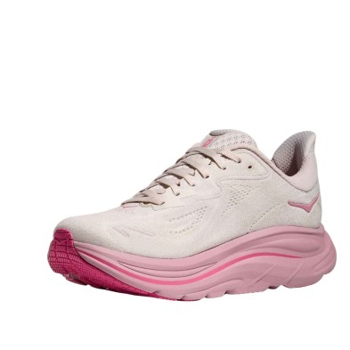 Zapatillas Hoka Clifton 10 mujer Rose Cream/ Dried Rose perfectas para largas distancias