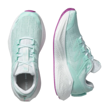 Zapatillas Salamon Aero Glide 3 mujer turquesa par running