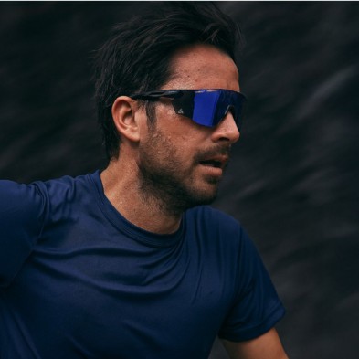 Gafas Eassun Fartlek Black con lente Azul revo diseño sin montura