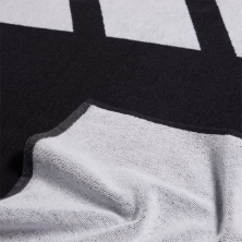 Toalla Adidas 3BAR Grande blanca negra