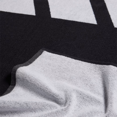 Toalla Adidas 3BAR Grande blanca negra