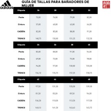 Adidas tallaje bañadores mujer