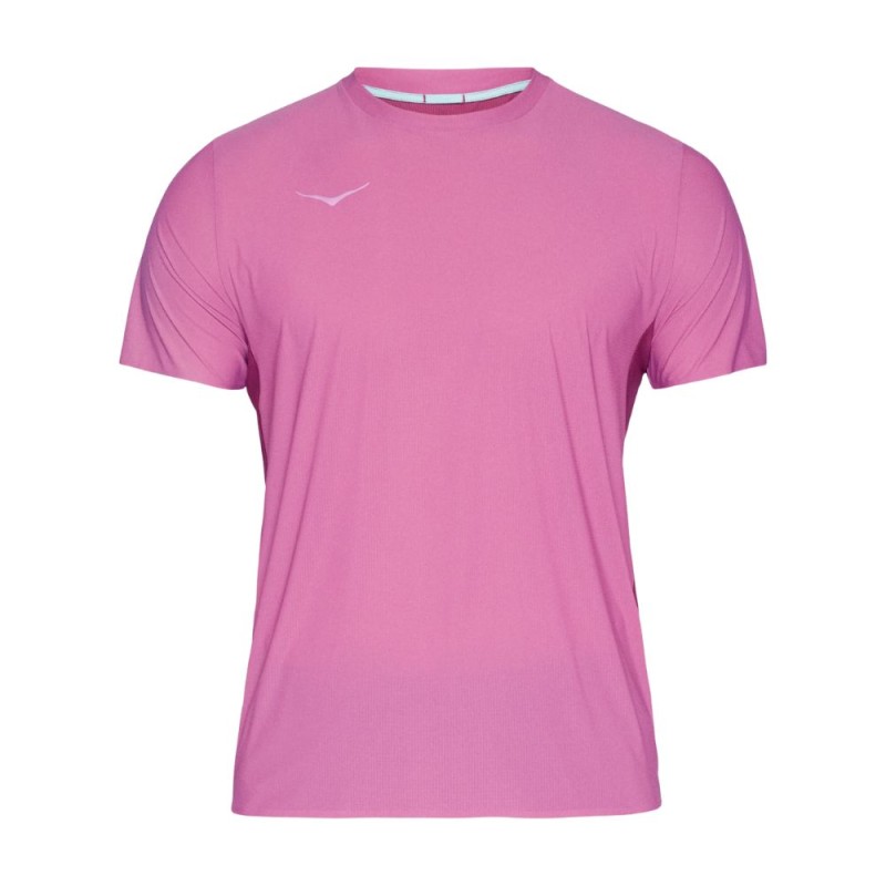 Camiseta M/corta Hoka Airolite Run hombre Beet Root