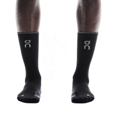 Calcetines On Running Performance Run Sock High Black/ Eclipse transpirabilidad