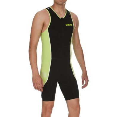 Tritraje Arena Powerskin Trisuit ST Front Zip negro verde