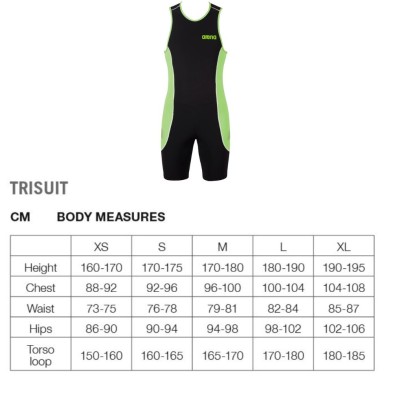 tallaje trisuit ST Arena