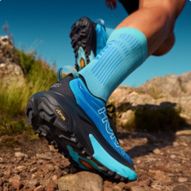 Zapatillas Hoka Mafate 5 Hombre Skyward Blue/ Black perfectas para trail técnico