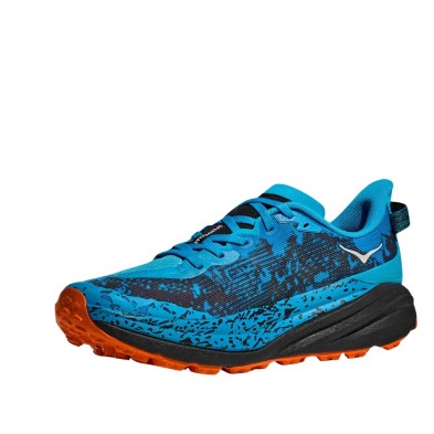 Zapatillas Hoka Speedgoat 6 Hombre Skyward Blue/ Black materiales ultraligeros