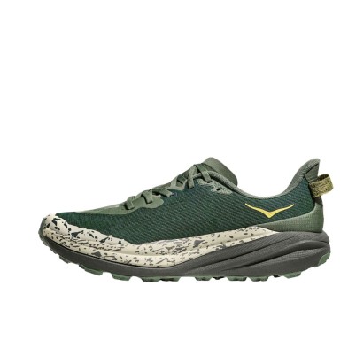 Zapatillas Hoka Speedgoat 6 Wide Hombre Fern/ Asphalt grey ancho especial