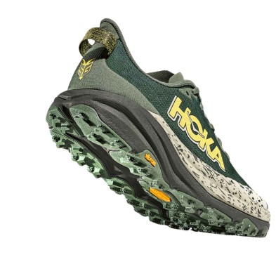 Zapatillas Hoka Speedgoat 6 Wide Hombre verde marron amarillo
