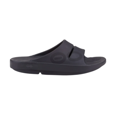 Sandalias Oofos Ooahh Recovery Sport Matt black logo