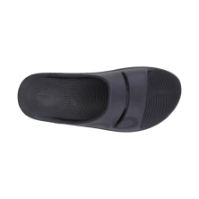 Sandalias Oofos Ooahh Recovery Sport Matt black tecnolofia oofoam