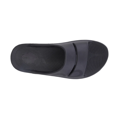 Sandalias Oofos Ooahh Recovery Sport Matt black tecnolofia oofoam