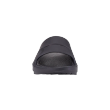 Sandalias Oofos Ooahh Recovery Sport Negro Mate delante