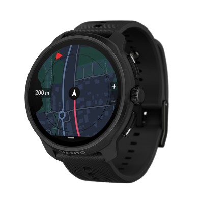 Reloj Deportivo GPS Suunto Race 2 All Black mapas invernales y oscuros