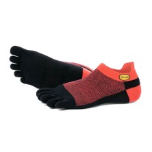 Calcetines Vibram 5dedos Athletic No Show Red Black par