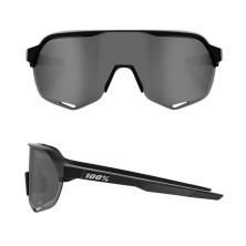 Gafas 100% S2 soft Tact Black con Smoke lens