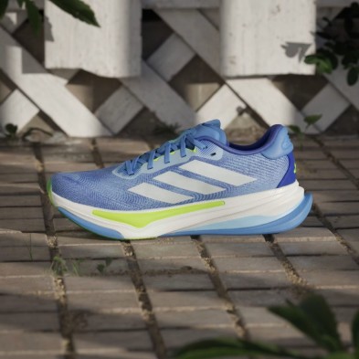 Zapatillas Adidas Supernova Prima 2 Hombre azul, blanco y lima
