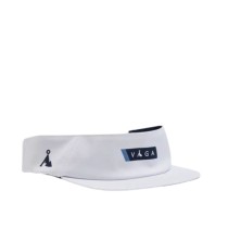 Visera Vaga Feather Racing Visor White/ Navy Blue